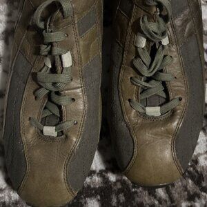 DIESEL FOOTWEAR SAVIO MEN'S LEATHER FASHION SNEAKERS SIZE: 11